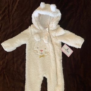Baby Easter bunny footie pajamas